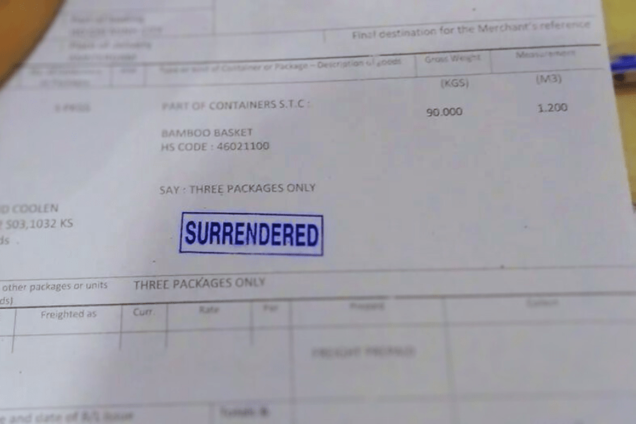 Ưu và Nhược điểm của Surrendered Bill of Lading: Cái nhìn hai mặt