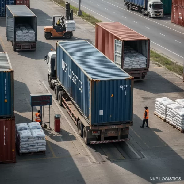 3.  Trạm cân điện tử container hàng