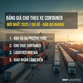 Dựa trên tiêu đề 'Bảng Giá Cho Thuê Xe Container Mới Nhất 2025 | Giá Rẻ – Báo Giá Nhanh', đây là 5 từ khóa ảnh độc đáo: