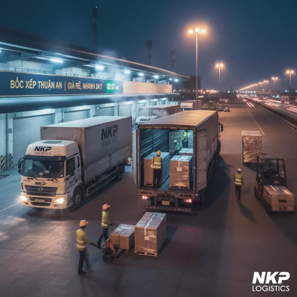 1. Bốc xếp thần tốc ban đêm