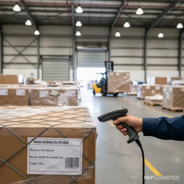 4. Quét mã vạch kiện hàng không