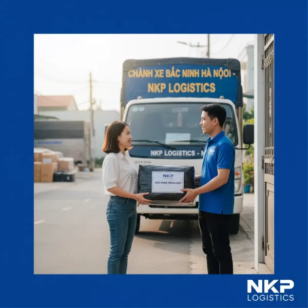 2. Bàn giao kiện hàng thần tốc tại cửa