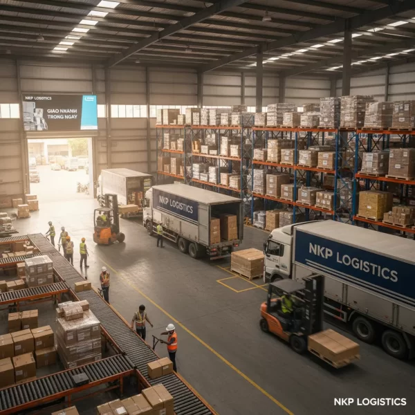 3. Hàng hóa luân chuyển không ngừng tại kho NKP