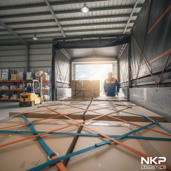 3. Kiện hàng được chằng buộc an toàn