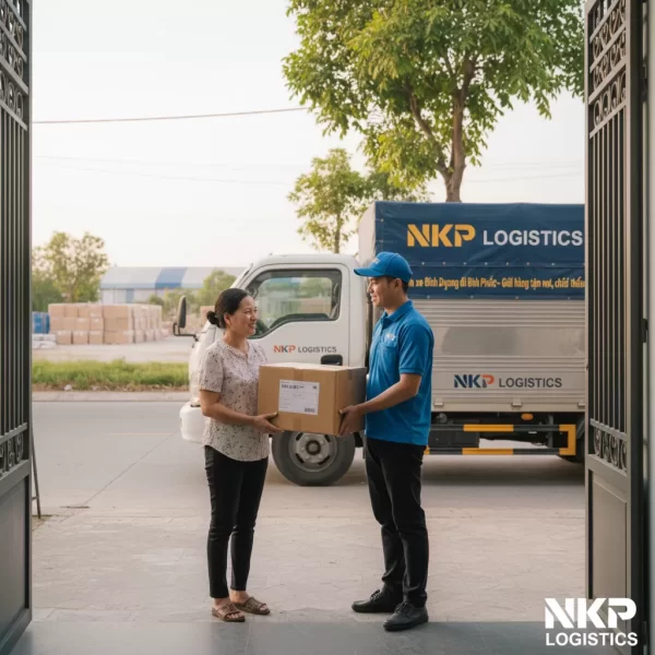 2. Bàn giao kiện hàng tại cửa