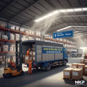 Dựa trên tiêu đề 'Chành xe Bình Dương đi Đắk Lắk – Gửi hàng nhanh, giá rẻ, uy tín', đây là 5 từ khóa ảnh độc đáo: