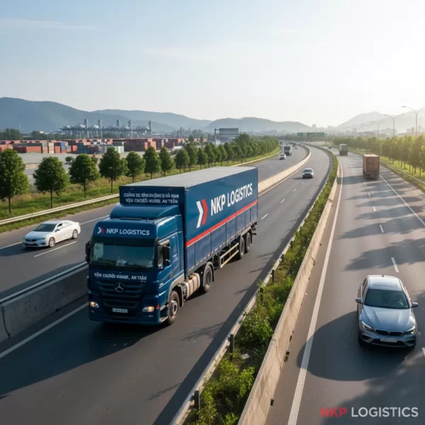 2. Xe tải NKP trên cao tốc Bắc - Nam