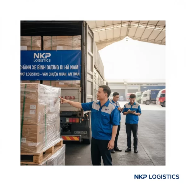 4. Tài xế NKP Logistics vận chuyển chuyên nghiệp