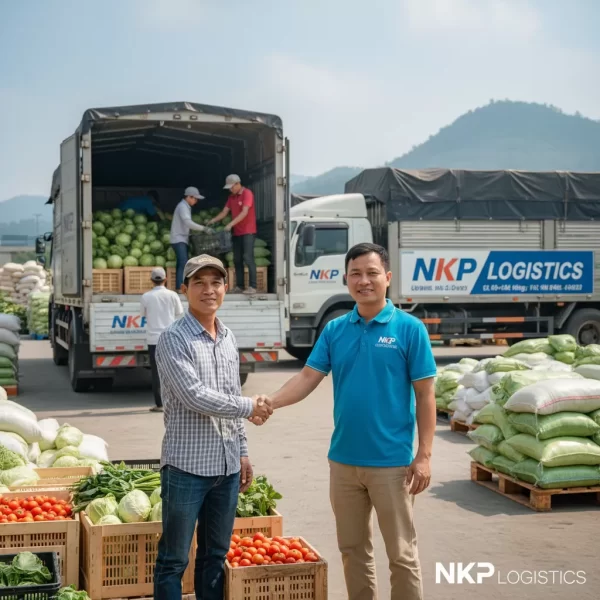 4. Bắt tay đối tác tại vựa nông sản Lâm Đồng