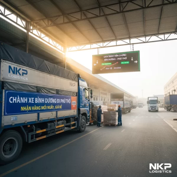 4. Lịch trình vận chuyển Bình Dương - Phú Thọ
