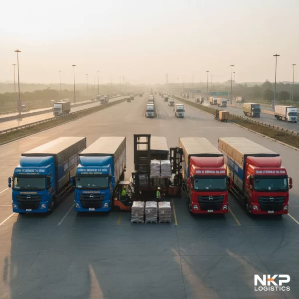 4. Dàn xe tải vận chuyển Bắc Nam