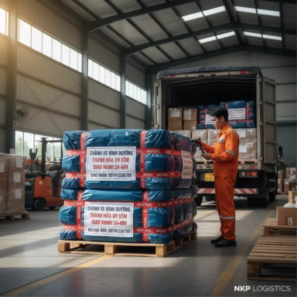 3. Kiện hàng niêm phong