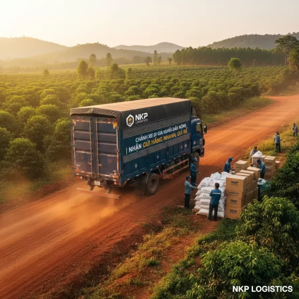 3. Xe tải trên đất đỏ bazan