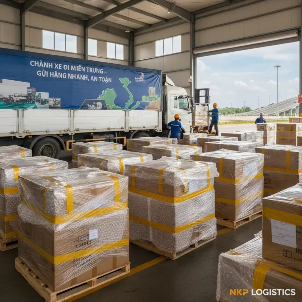 2. Hàng hóa được bọc lót cẩn thận