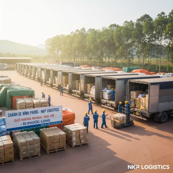 3.  Kho hàng chành xe Bình Phước