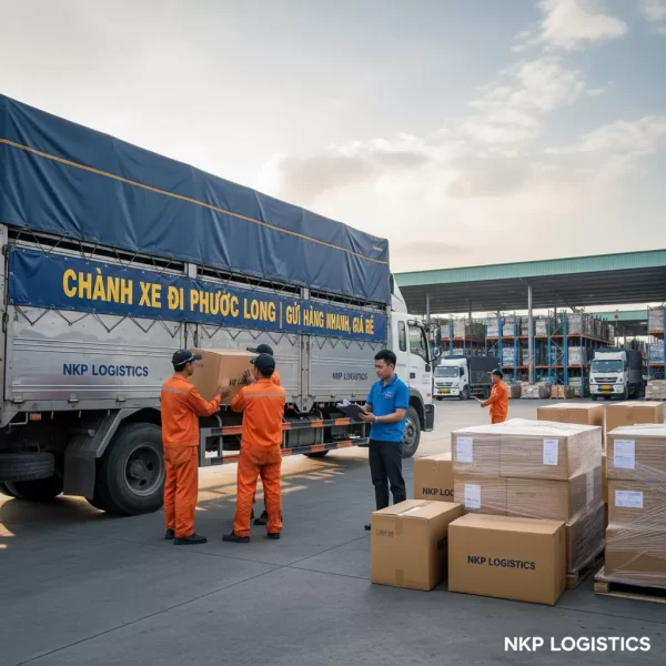 4.  Bàn giao hàng hóa cho nhà xe
