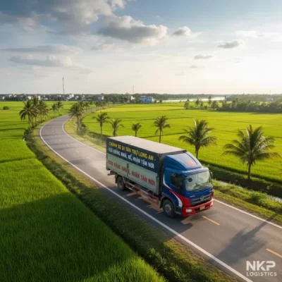 1.  Xe tải hỏa tốc trên con đường về Tân Trụ