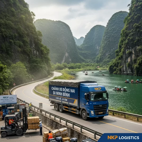 1. Xe tải giữa non nước Tràng An