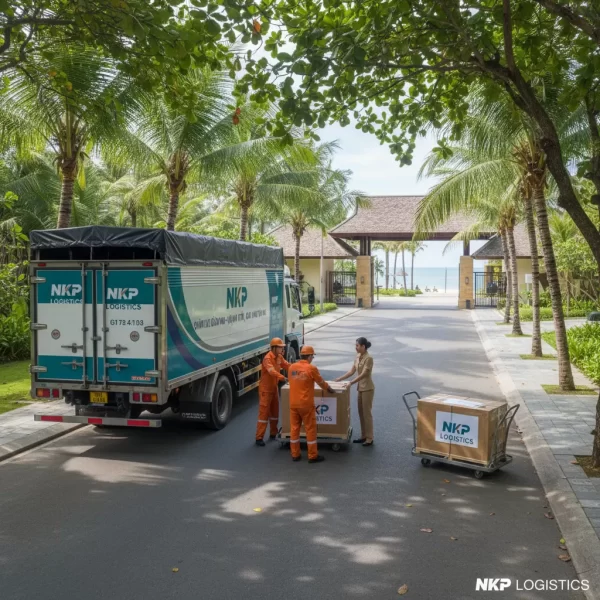 4. Giao hàng tận resort Phú Quốc