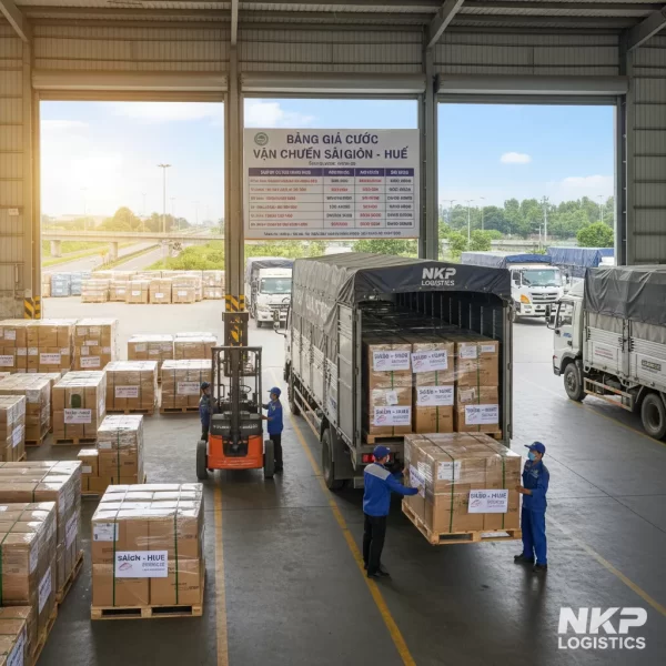 4. Gửi hàng giá cước Sài Gòn-Huế