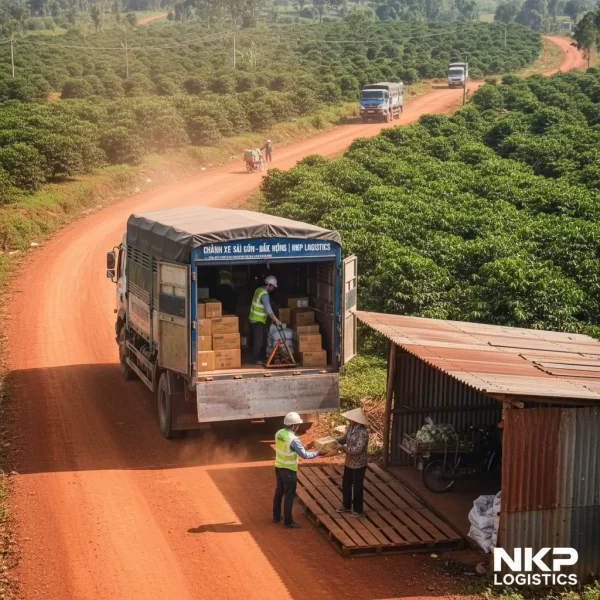 4. Giao hàng trên vùng đất đỏ bazan