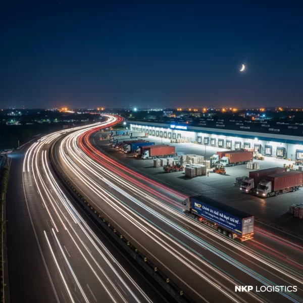 2.  Vệt sáng cao tốc đêm