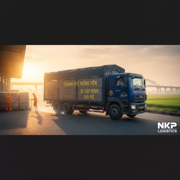 3. Bánh xe lăn bánh lúc bình minh, khởi hành từ Hưng Yên.