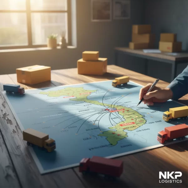 3. Sơ đồ vận chuyển từ Long An