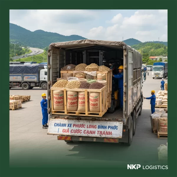 3. Kiện hàng nông sản Phước Long