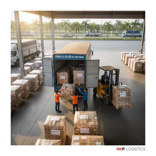 3.  Bàn giao hàng lẻ cho nhà xe