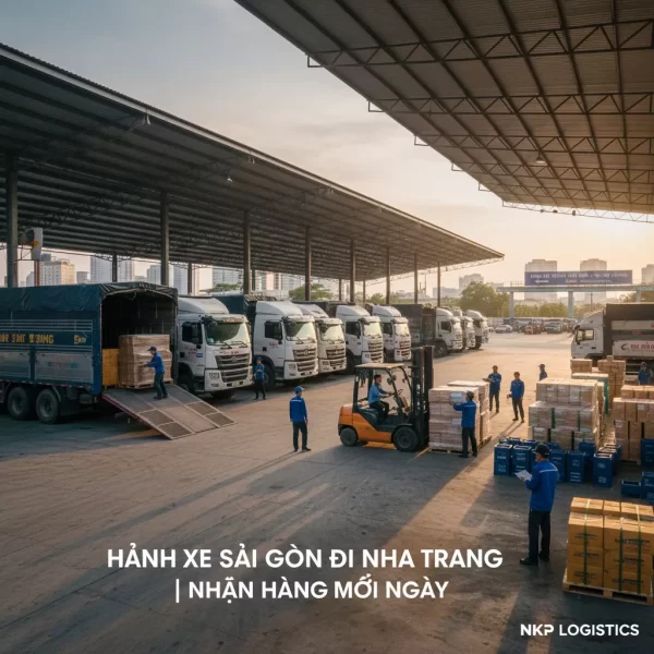 Kho bãi chành xe Sài Gòn