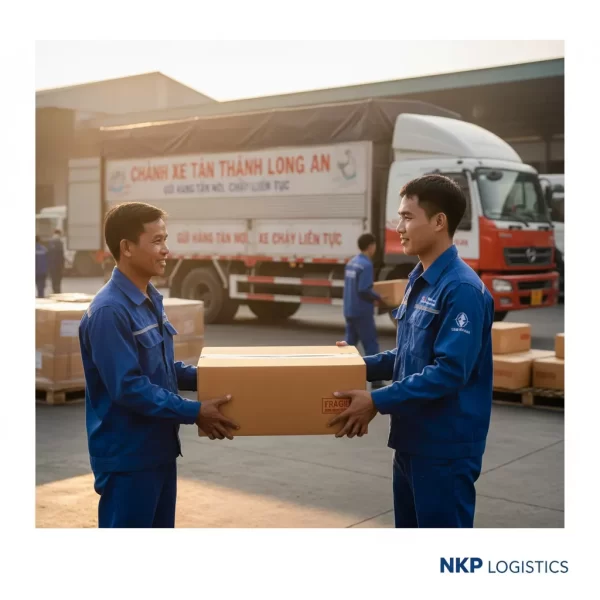 2. Trao tay kiện hàng