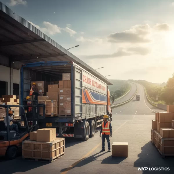 2. Kiện hàng vượt đường