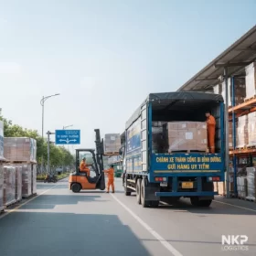 Dựa trên tiêu đề 'Chành Xe Thành Công Đi Bình Dương | Gửi Hàng Uy Tín', đây là 5 từ khóa ảnh độc đáo: