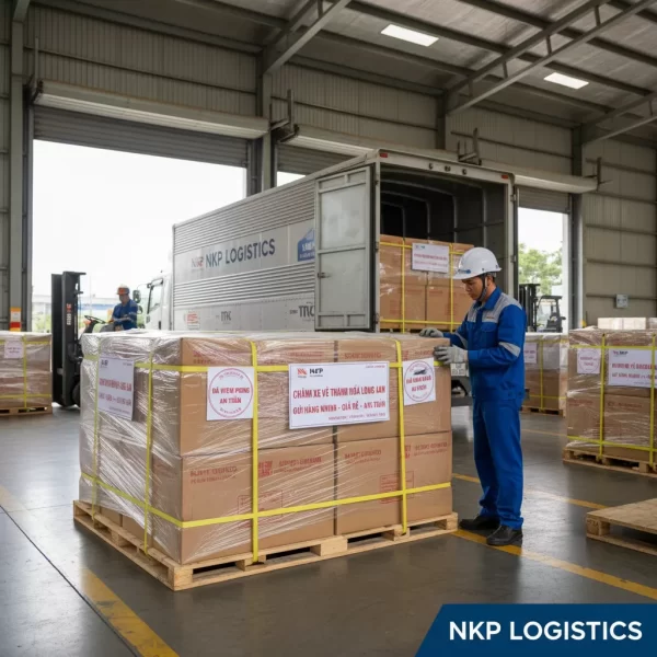 3.  Kiện hàng được niêm phong an toàn