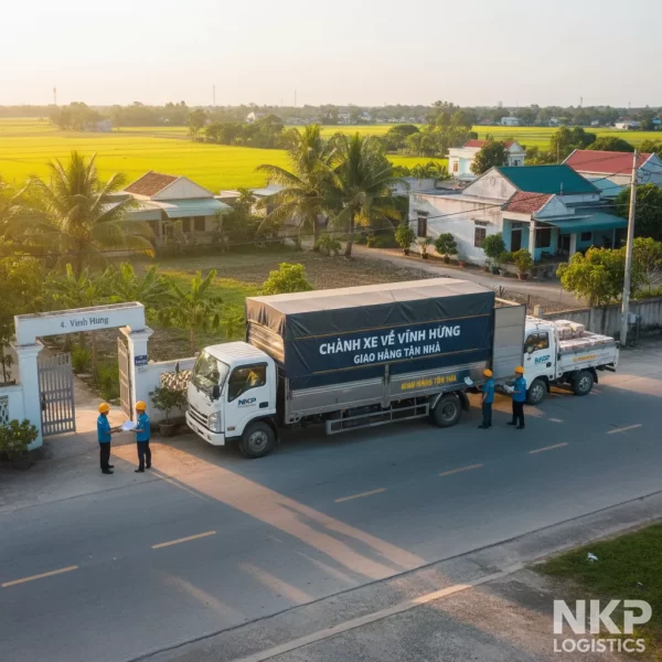 4. Chành xe giao hàng tận nhà Vĩnh Hưng