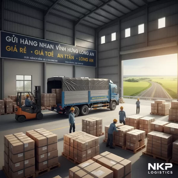 Dựa trên tiêu đề "Chành Xe Về Vĩnh Hưng Long An | Gửi Hàng Nhanh – Giá Rẻ – An Toàn", đây là 5 từ khóa ảnh độc đáo: