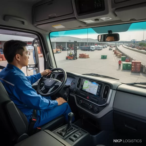 1. Tài xế vận hành cabin thông minh Chenglong L3