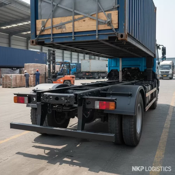 2. Cận cảnh khung gầm Chenglong L3 chịu tải