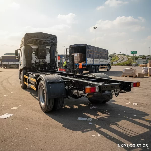 3. Cận cảnh khung gầm chassis Chenglong L3