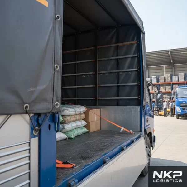 4. Chi tiết kết cấu thùng bạt và sàn xe