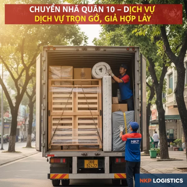 2. Sắp xếp nội thất khoa học lên xe tải