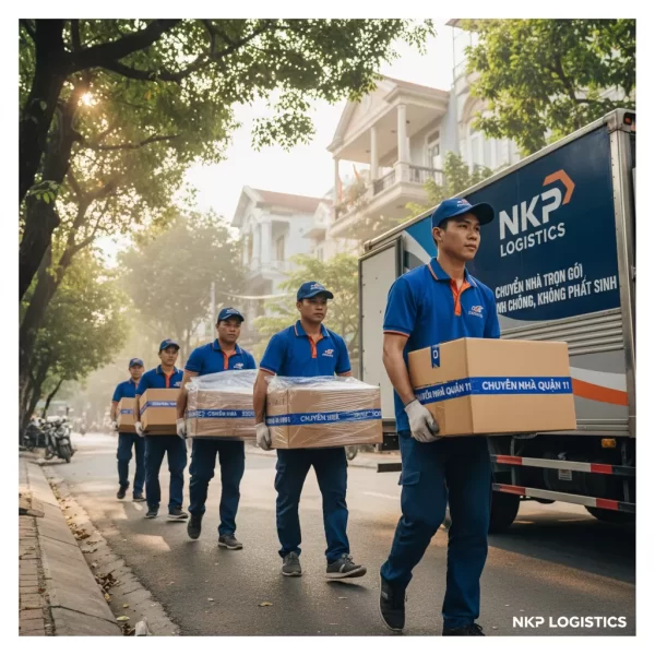 2. Đội ngũ khuân vác đồng bộ