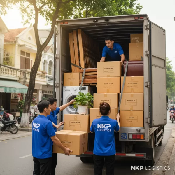 3. Sắp xếp đồ đạc tối ưu trên xe tải