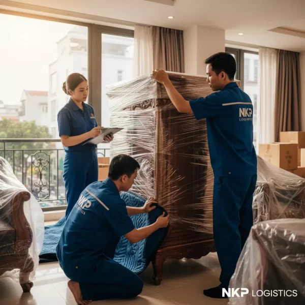 1. Đội ngũ bọc lót nội thất cẩn thận