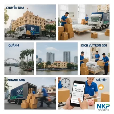 Dựa trên tiêu đề 'Chuyển Nhà Quận 4 – Dịch Vụ Trọn Gói, Nhanh Gọn, Giá Tốt', đây là 6 từ khóa ảnh độc đáo: