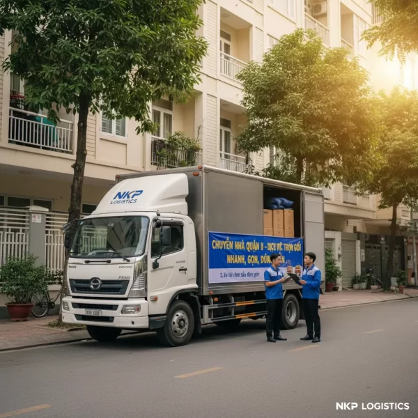 2. Xe tải chờ sẵn đúng giờ