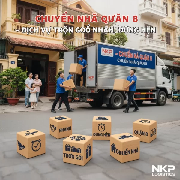 Dựa trên tiêu đề 'Chuyển Nhà Quận 8 – Dịch Vụ Trọn Gói Nhanh, Gọn, Đúng Hẹn', dưới đây là 6 từ khóa ảnh độc đáo, gợi tả và thu hút: