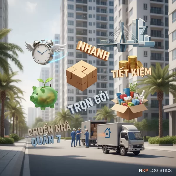 Dựa trên tiêu đề "Chuyển Nhà Trọn Gói Quận 7 – Giải Pháp Nhanh, Gọn, Tiết Kiệm", đây là 6 từ khóa ảnh độc đáo: