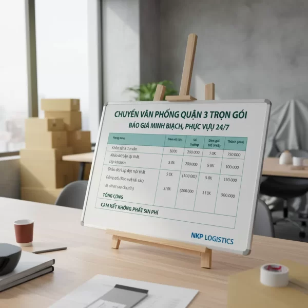 3. Bảng báo giá chi tiết